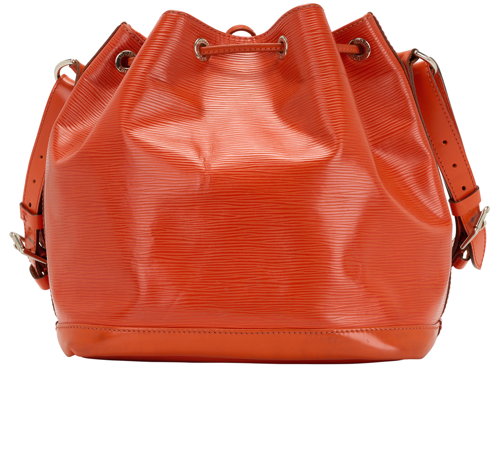 Petit Noe, &pound;495, Handbags, Orange, Leather, Back view